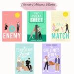 the temporary roomie / the enemy / the cheat sheet / the match / the off limit rule by sarah adams set of 5 books