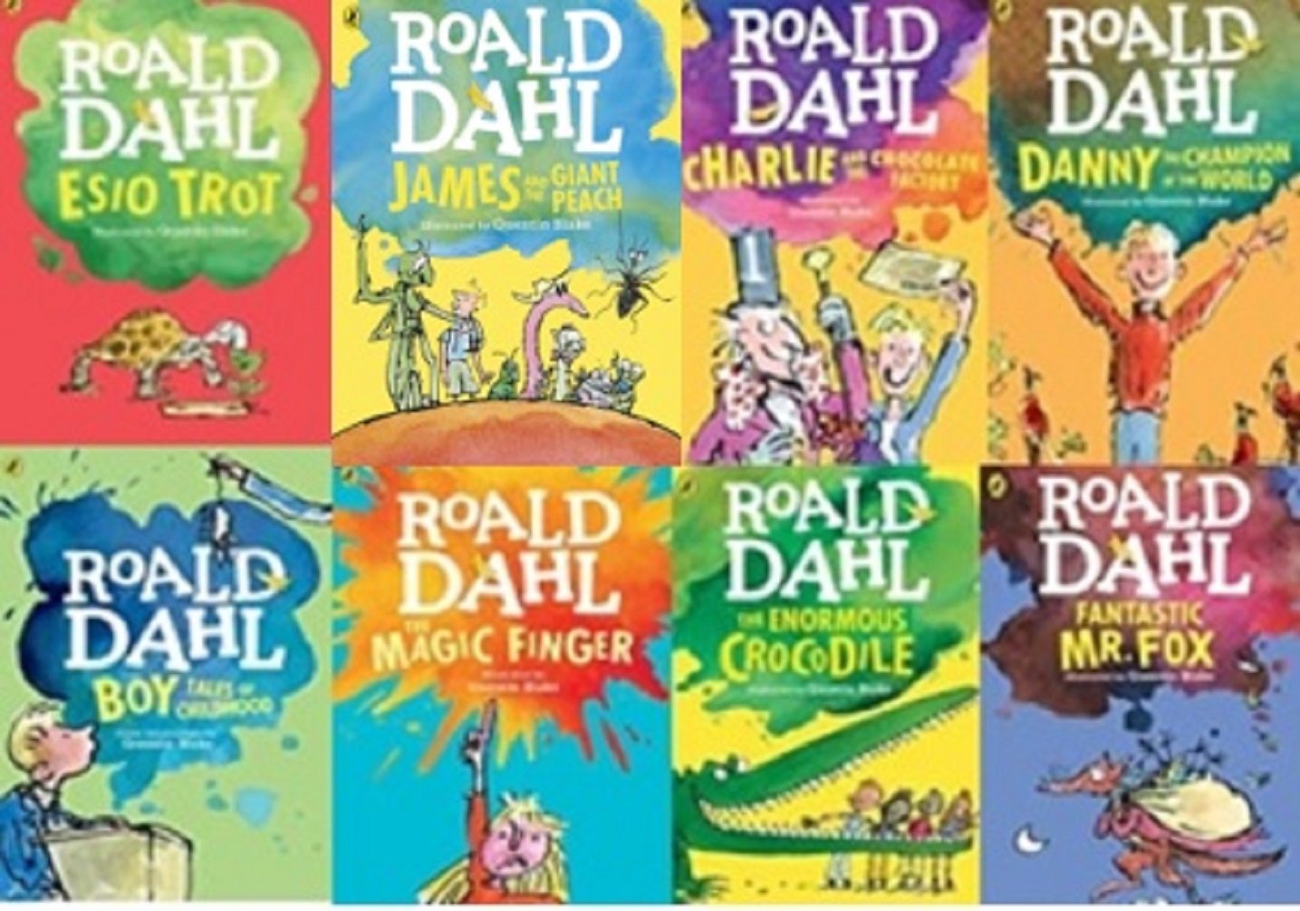 40c4c5bf1b189fbcf5302ed65b23e2dc.jpg Set Of 8 Books By Roald Dahl (Book 9,10,11,12,13,14,15,16) - Image 1