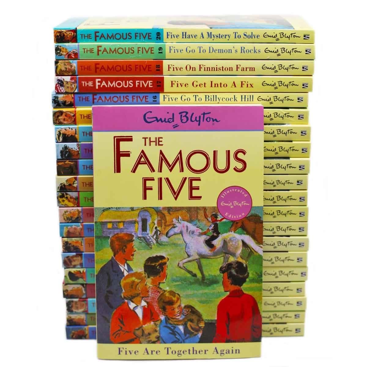 9781444936858-TheFamousFiveCollection-1.jpg Famous Five By Enid Blyton 20 Books Set Complete Collection - Image 1