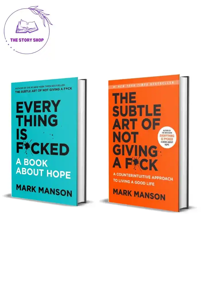 Everything Is fucked & The Subtle Art of Not Giving a fuck Book by Mark Manson set of 2_15_11zon Everything Is fucked & The Subtle Art of Not Giving a fuck Book by Mark Manson set of 2 - Image 1