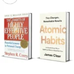 The 7 Habits Of Highly Effective People By Stephen R. Covey / Atomic Habits By James Clear set of 2 books