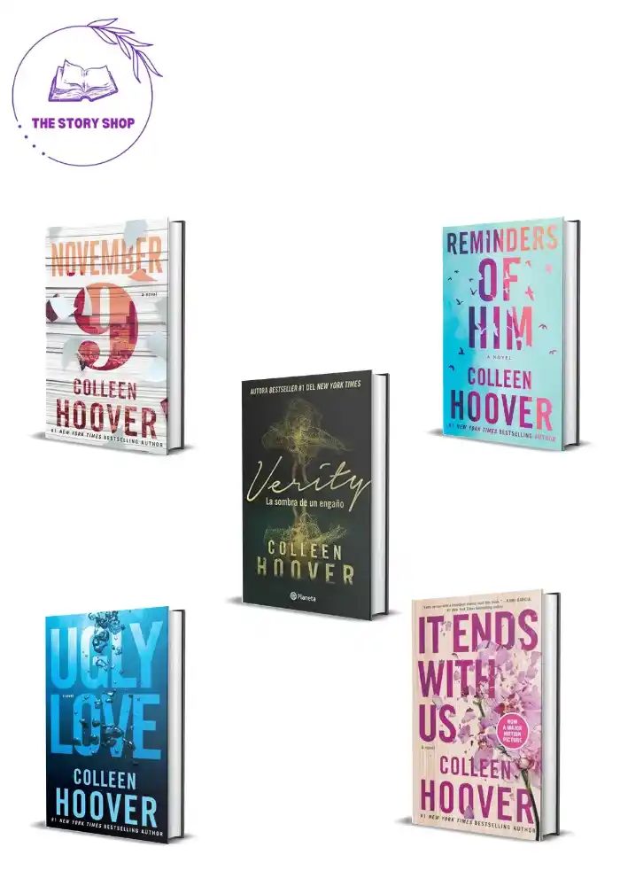 Ugly Love It Ends With Us November 9 Verity Reminders Of Him By Colleen Hoover (set of 5)_74_11zon Ugly Love / It Ends With Us / November 9 / Verity / Reminders Of Him By Colleen Hoover (set of 5) - Image 1