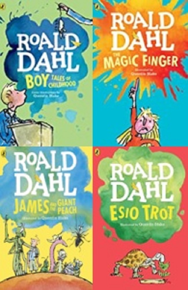 b93ff09bd96427b2af11ed3f68a96753.jpg Set Of 4 Books By Roald Dahl (Book 9,10,11,12) - Image 1