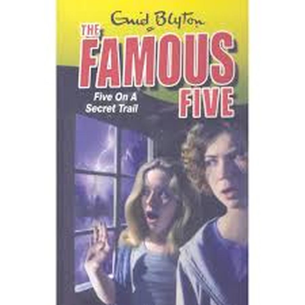 4eb9fabbebe6bc9581805c76dc2d362f.jpg The Famous Five Book No 15 : Five On A Secret Trail Author: Enid Blyton - Image 1