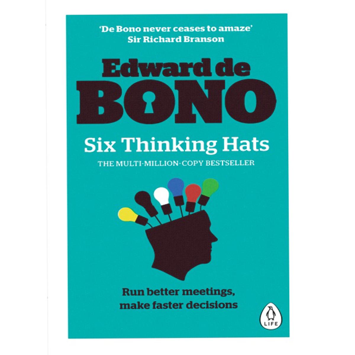 8d9245613246bd36f8ca7cbfcb4750da.jpg Six Thinking Hats By Edward De Bono English Novel - Image 1