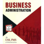Business Administration Css Pms By Syed Ahsan Zohaib