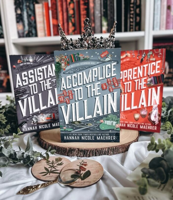Apprentice To The Villain / Assistant To The Villain / Accomplice To The Villain Hannah Nicole Maehrer Set Of 3 Books