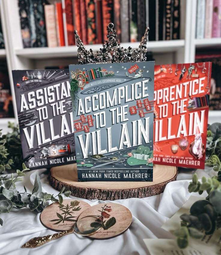 S01611dc9f27d425f979d45043b858448K.jpg Apprentice To The Villain / Assistant To The Villain / Accomplice To The Villain Hannah Nicole Maehrer Set Of 3 Books - Image 1