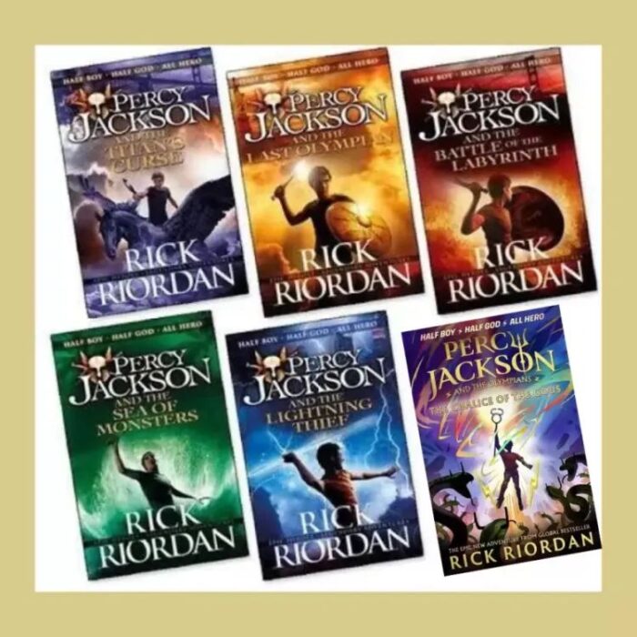 Percy Jackson 6 Books Set By Rick Riordan