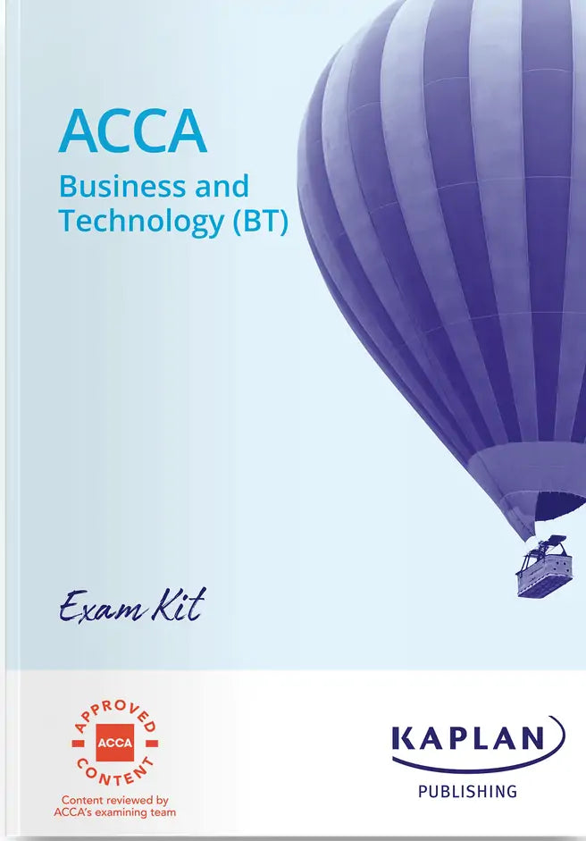 S137702b94f2642a1829cd1101972e097s.jpg Kaplan Acca F1 Business And Technology (Bt) Exam Kit 2025 - Image 1