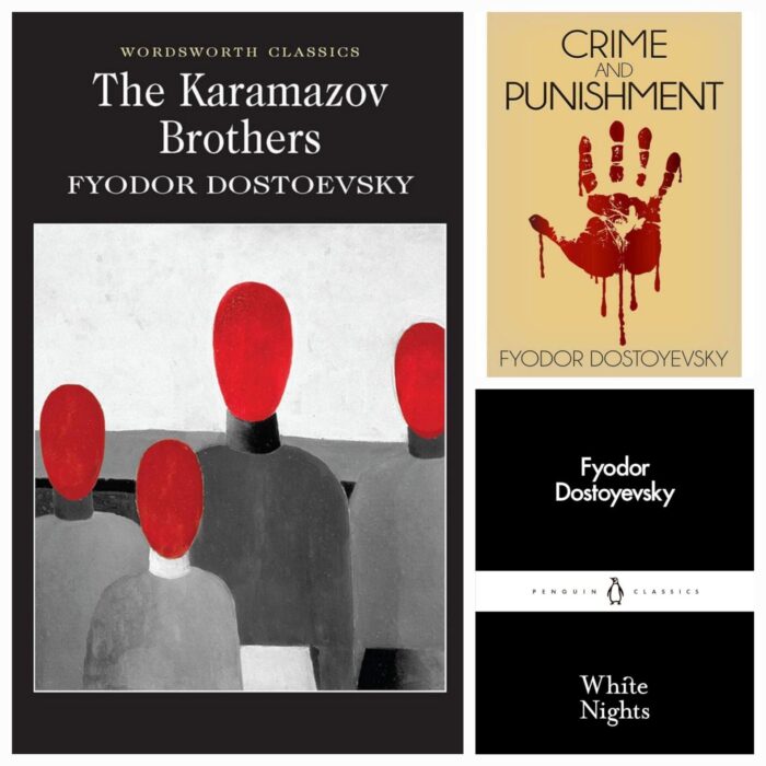 Fyodor Dostoevsky Set Of 3 Books