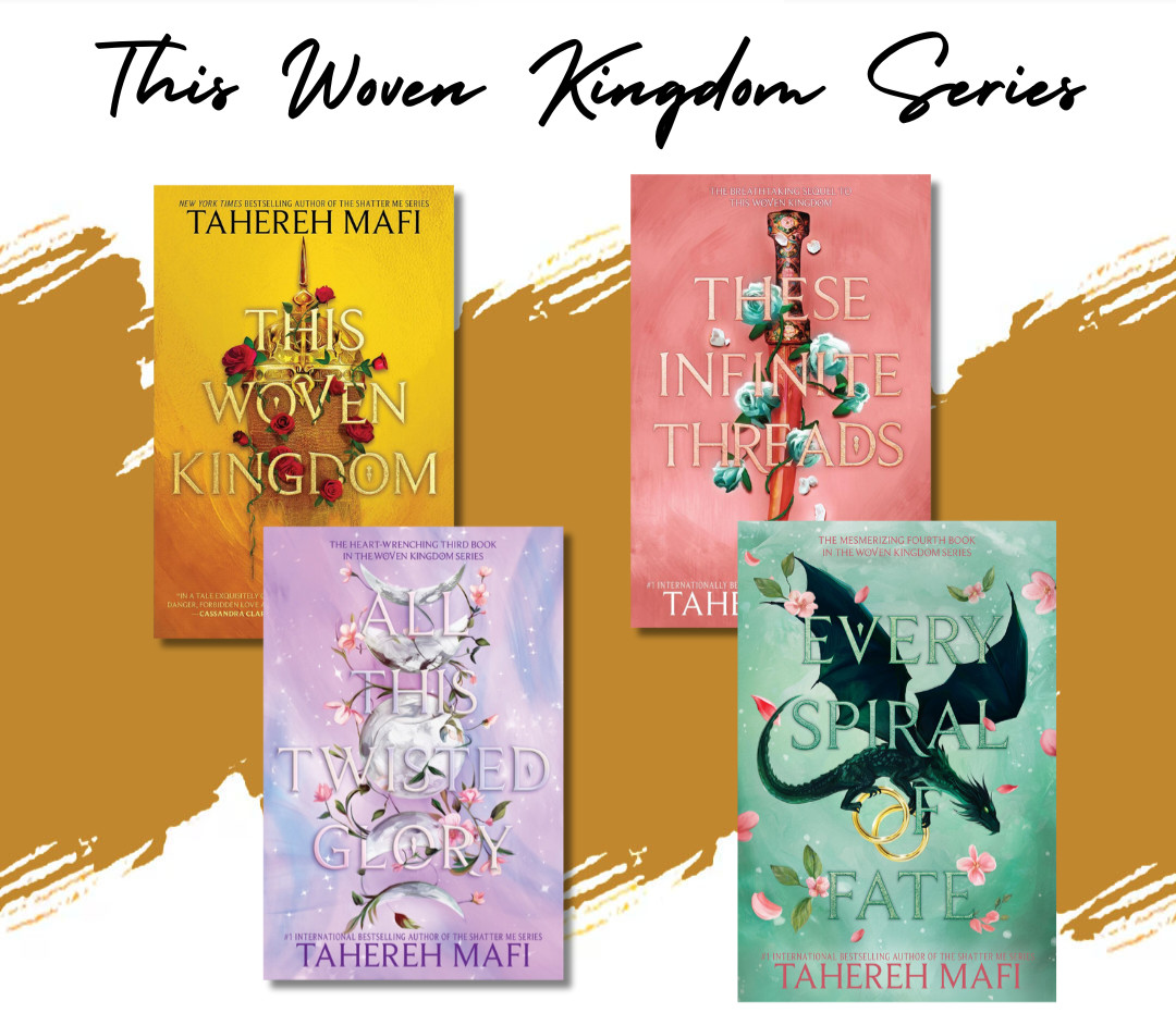 S4bcea34acb114c96a4c5e2aea005600bD.jpg This Woven Kingdom Series By Tahereh Mafi 4 Books Set - Image 1