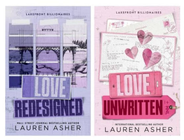 Love Redesigned And Love Unwritten By Lauren Asher Set Of 2 Books