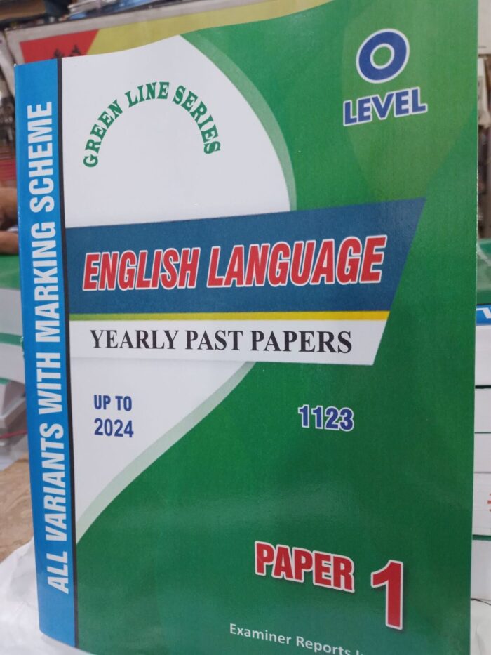 O Level English Language Yearly Past Papers Paper 1 Upto 2024 All Variants With Marking Scheme ( 1123 )