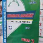 O Level Environmental Management Yearly Past Papers Paper 2 Upto 2024 All Variants With Marking Scheme ( 5014 )