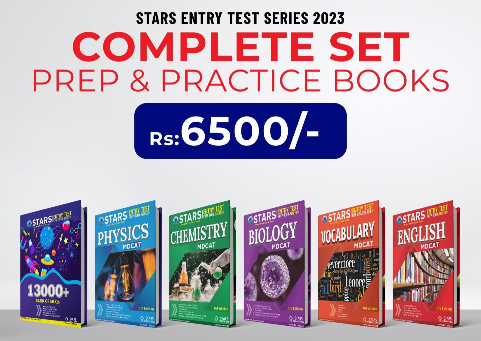 Saec938d089aa4d00991aab79d7c2eba4s.jpg Star Entry Test Series Complete Set Preparation And Practice Books Mdcat , Nums - Image 1