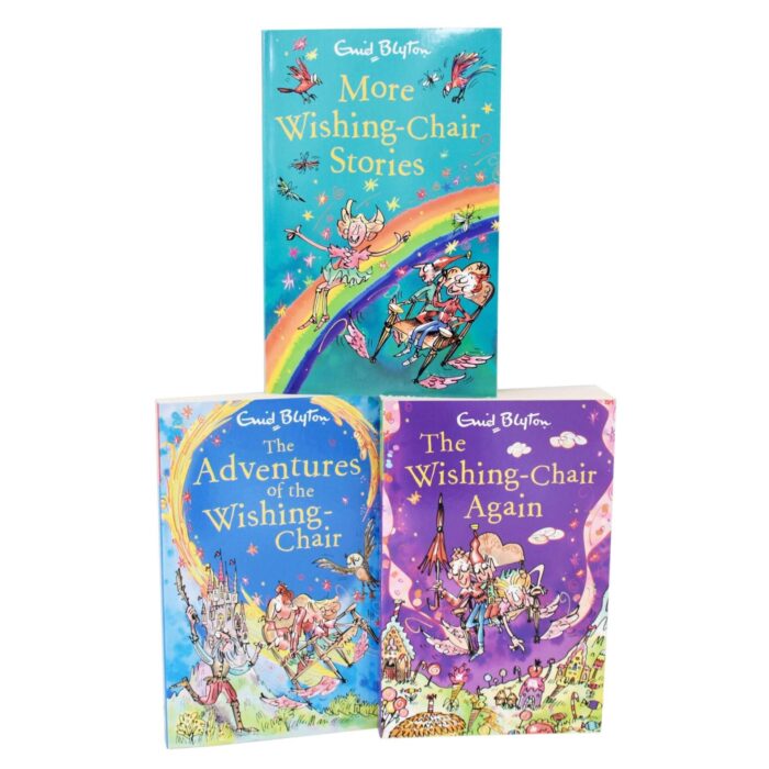 The Wishing-Chair
Novel Series By Enid Blyton 3 Books Set (More Wishing Chair Stories , The Adventures Of The Wishing Chair , The Wishing Chair Again)