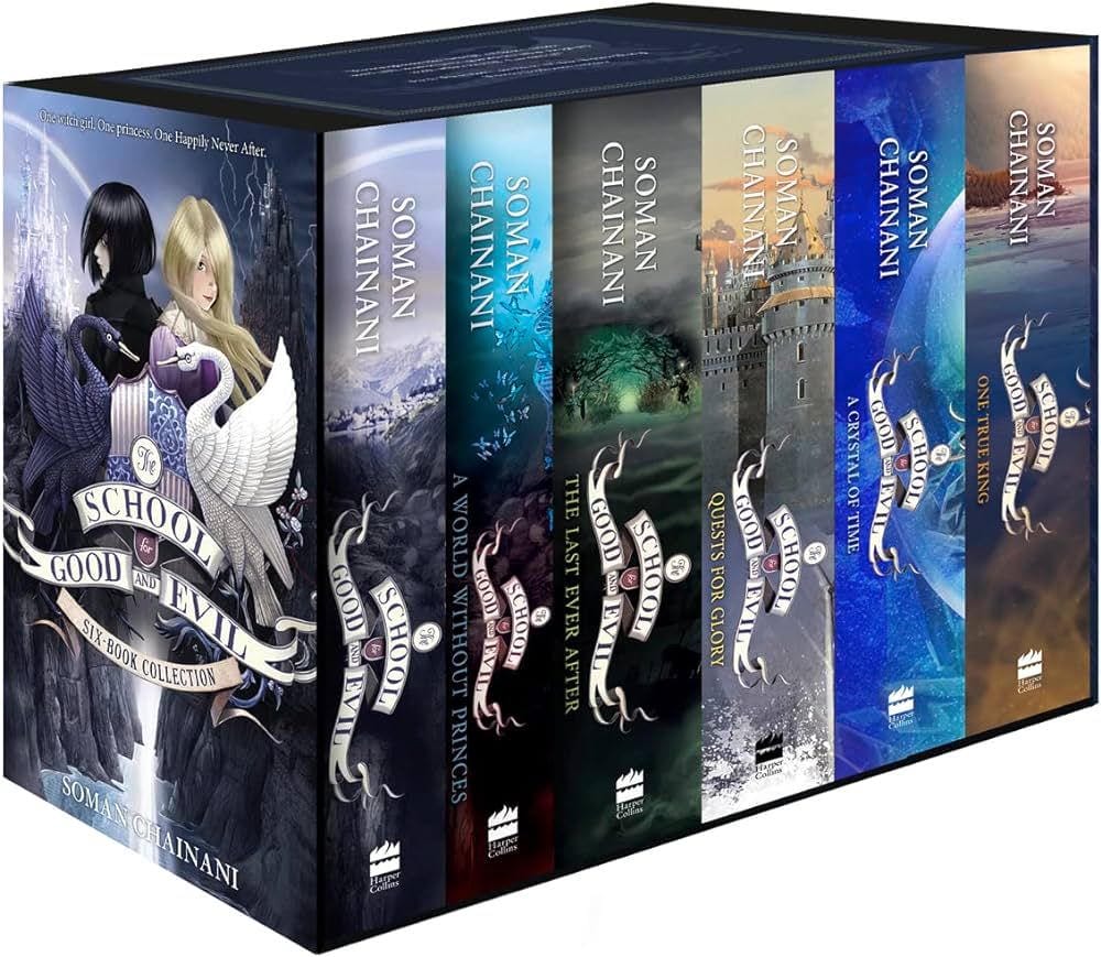 Sc88850a73c1a4c2bb3bddde933a804c4t.jpg The School For Good And Evil 6 Books Set By Soman Chainani - Image 1